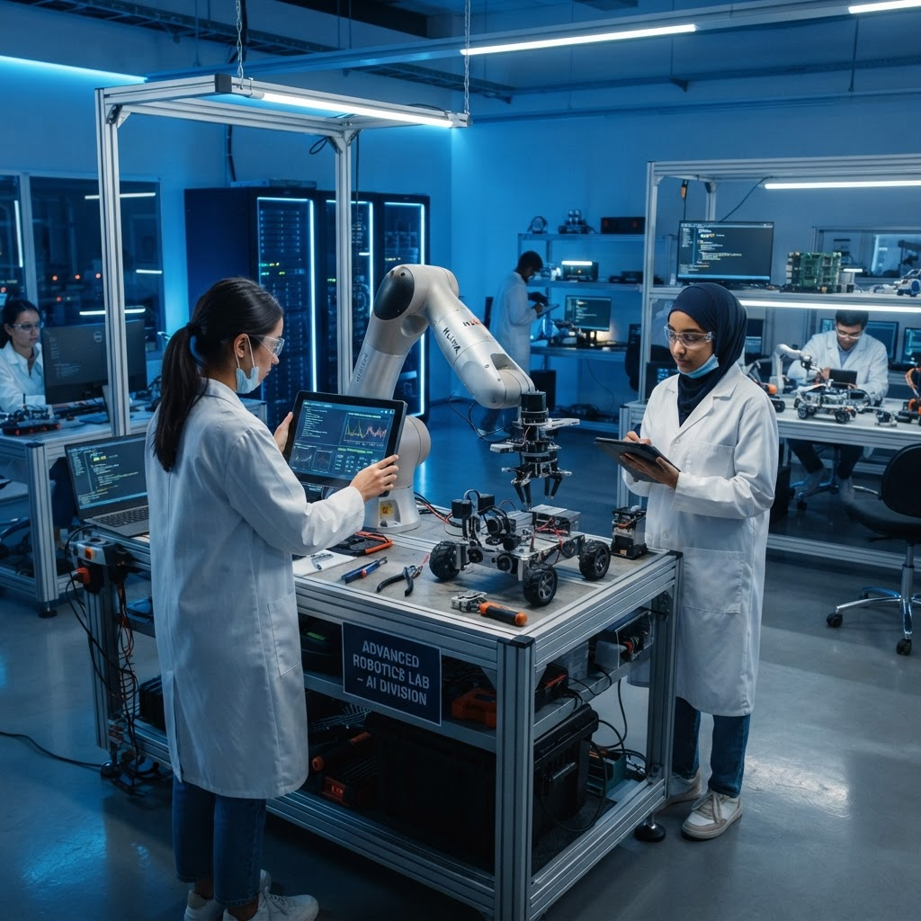 Lab Penelitian AI & Robotika Resmi Diluncurkan